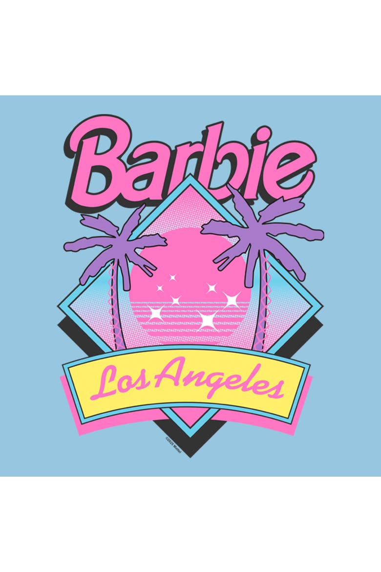 Boys' Los Angeles Retro Scene T-Shirt, Alternate, color, Light Blue