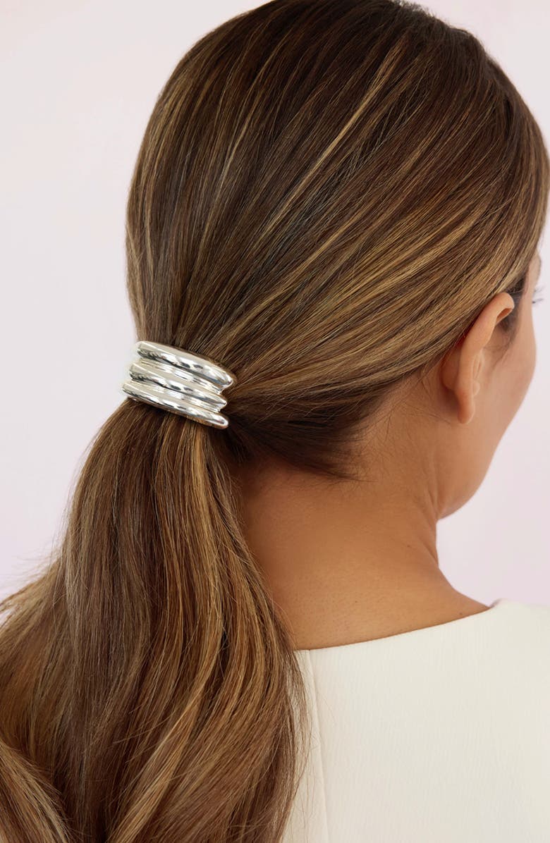 Ettika Modern Rows Ponytail Cuff, Alternate, color, 