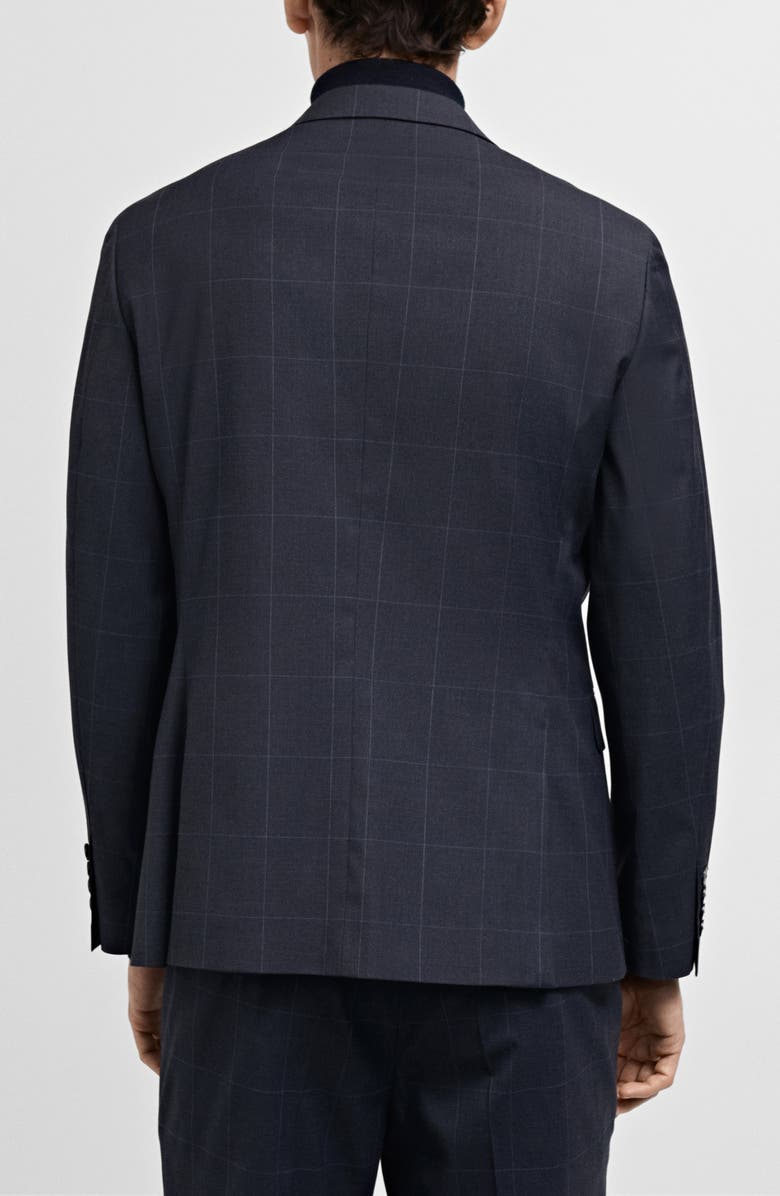 MANGO Superslim Fit Stretch Sport Coat, Alternate, color, Dark Navy