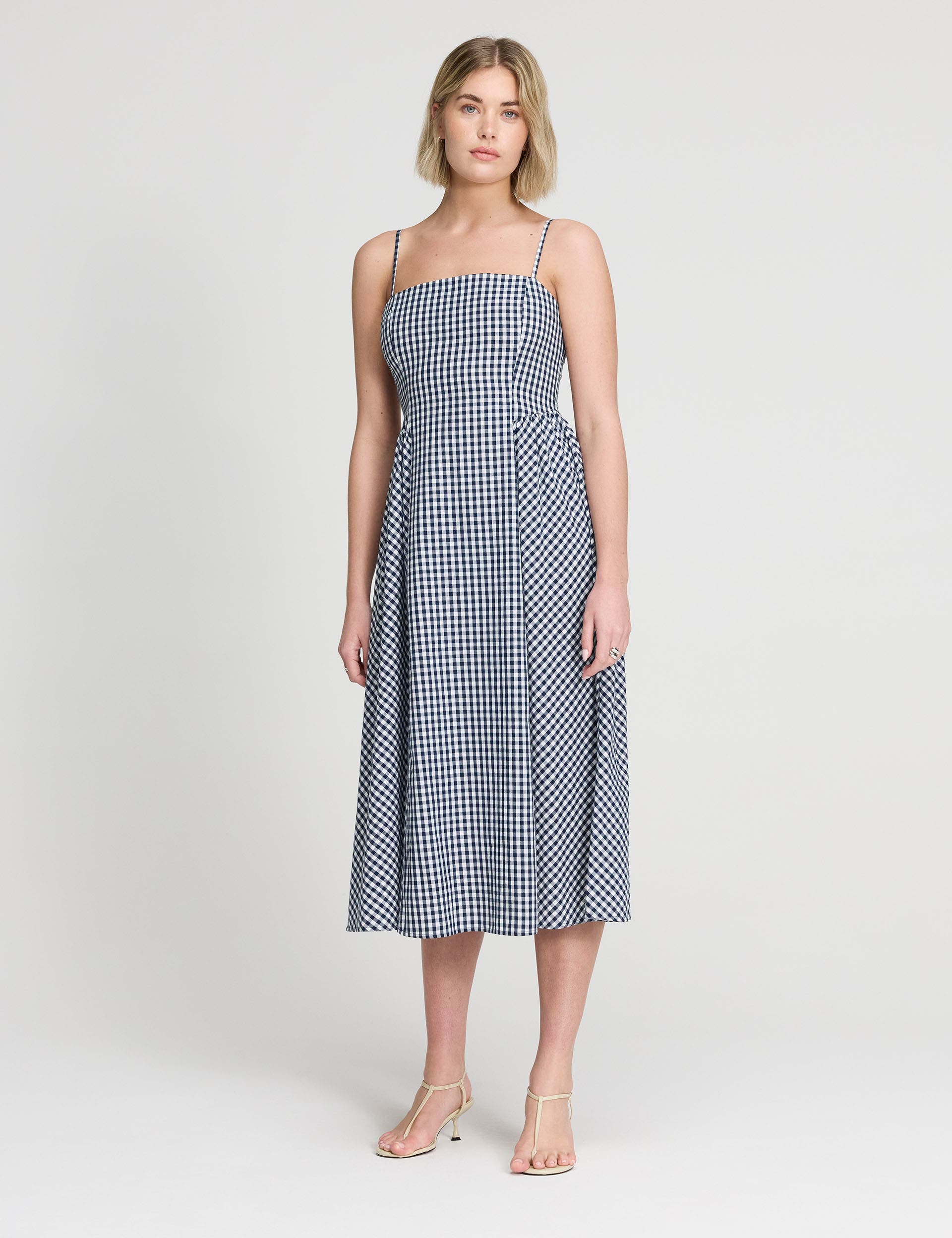 selected Navy Gingham Check