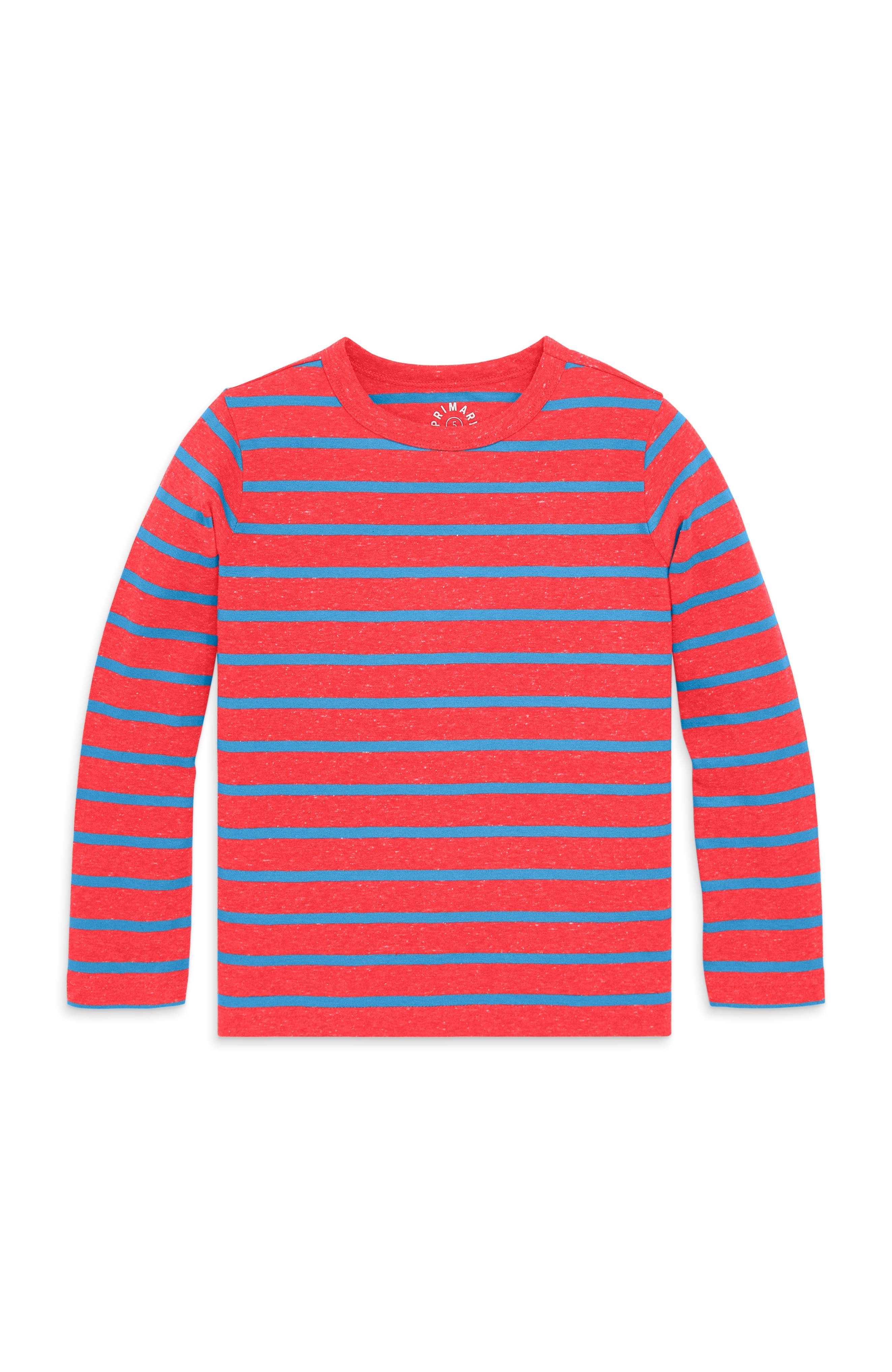 Strawberry/ Cornflower Stripe