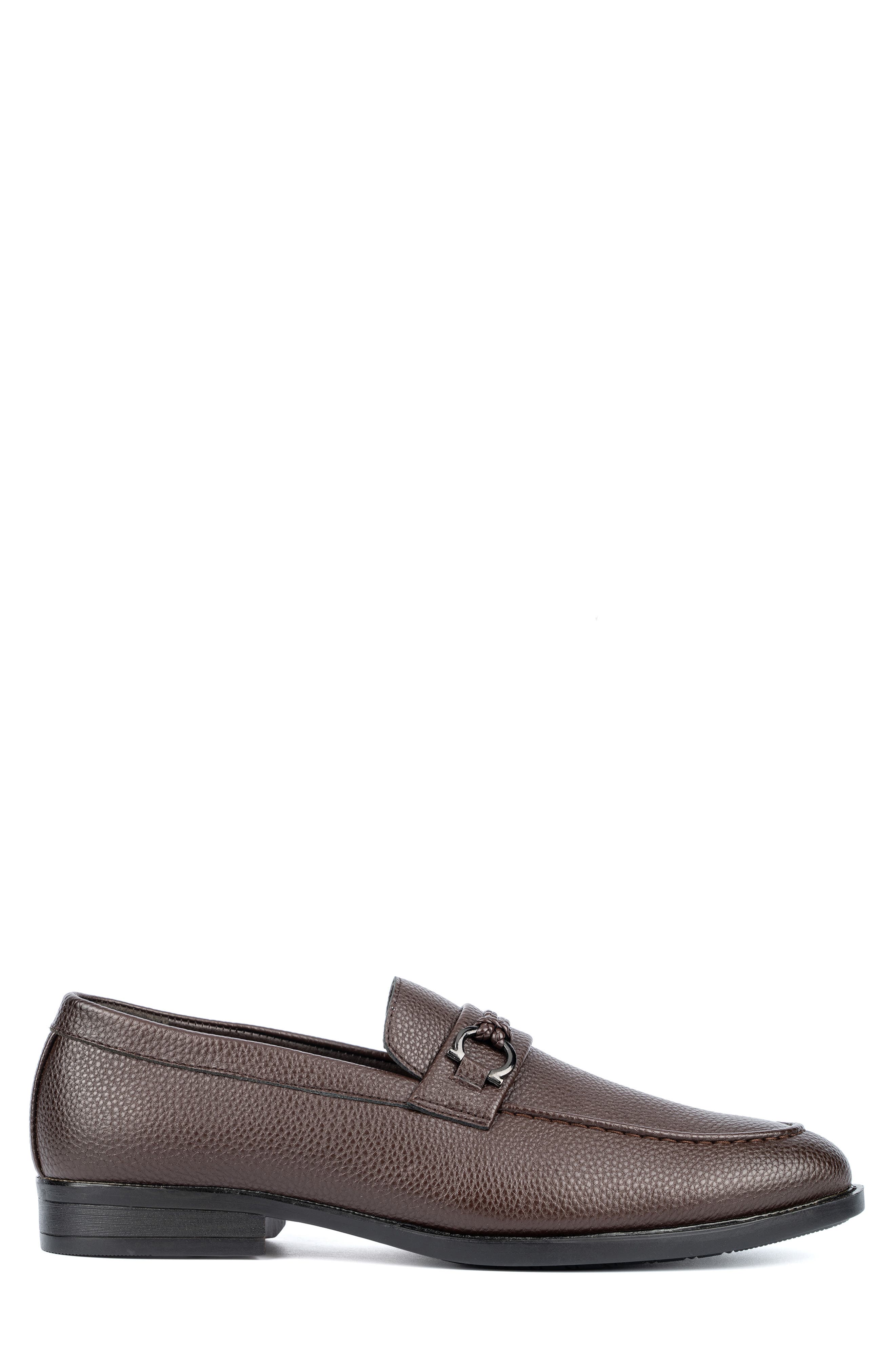 XRAY Liam Faux Leather Loafer, Alternate, color, Brown