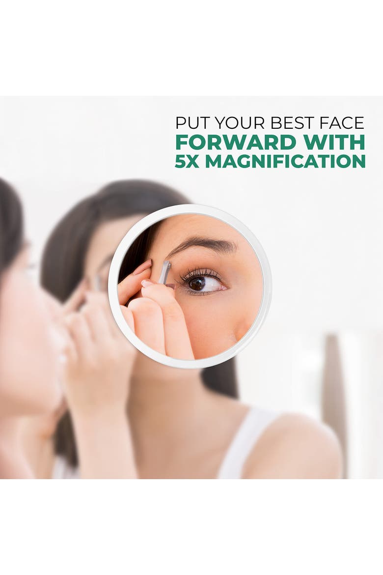 5X Magnifying Mirror, Alternate, color, White