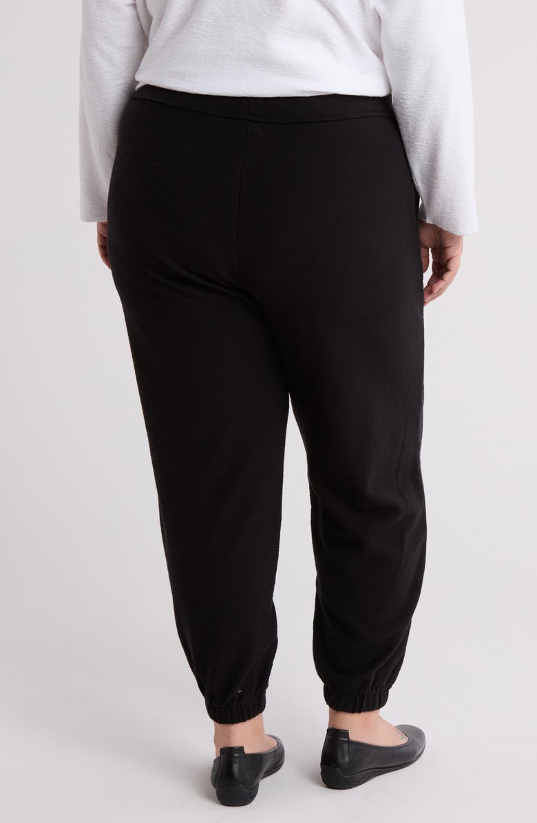 Eileen Fisher Track Joggers, Alternate, color, Black