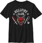 Stranger Things Netflix Boys' Stranger Things Hellfire Club Costume Graphic T-Shirt