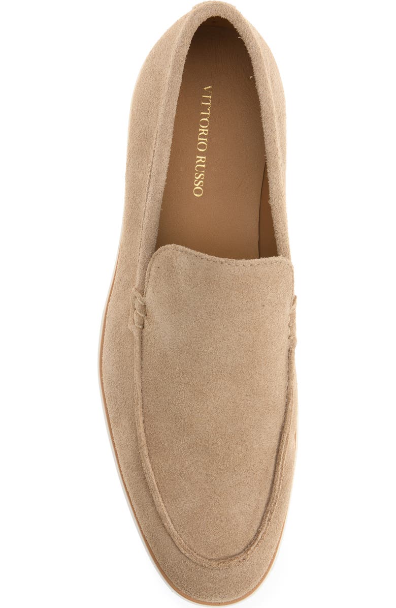 VITTORIO RUSSO Alto Loafer, Alternate, color, Silk Suede Cocoa