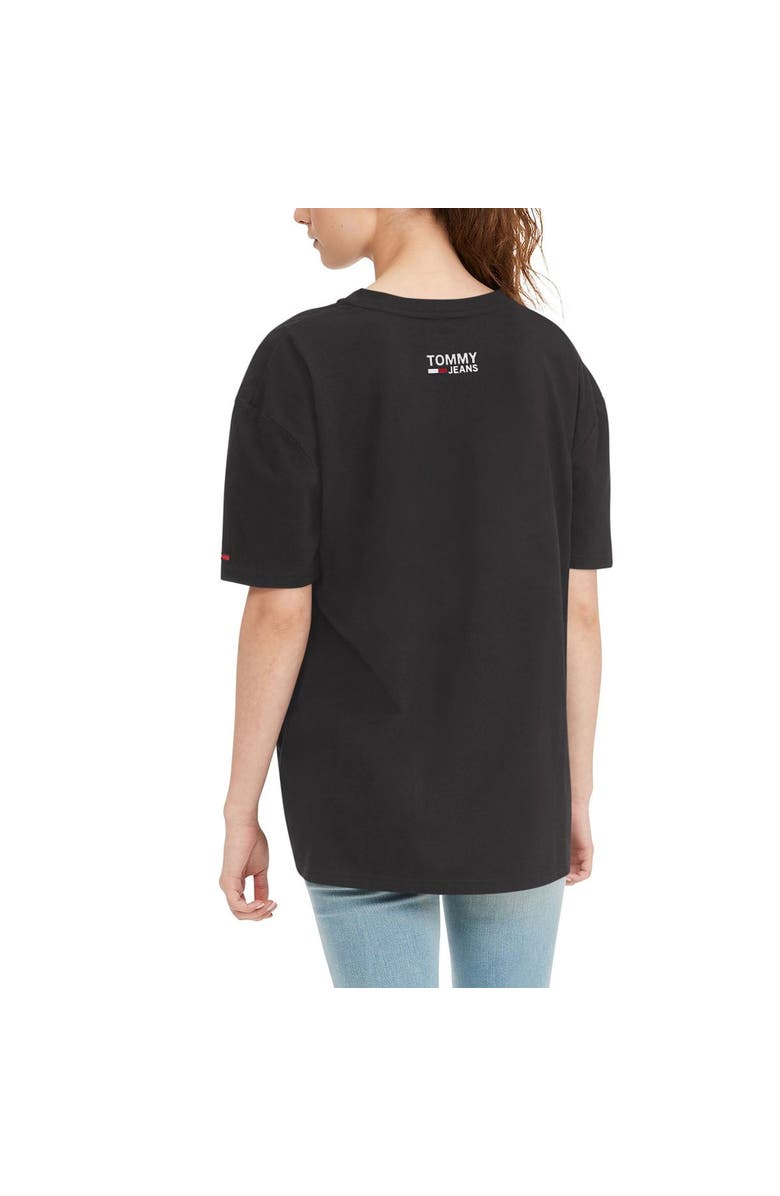 TOMMY JEANS Women's Tommy Jeans Black Milwaukee Bucks Ashley V-Neck T-Shirt, Alternate, color, Black