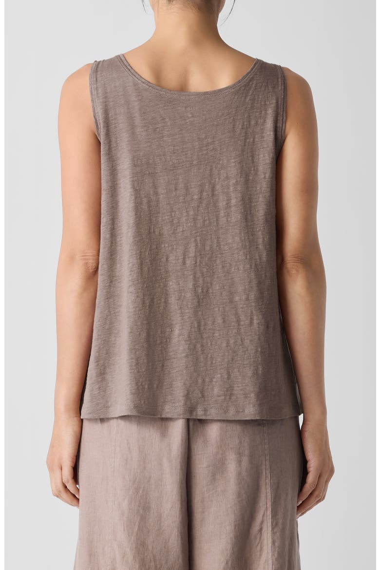 Organic Linen Tank, Alternate, color, COCOA