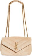 Saint Laurent Small Loulou Chain Leather Shoulder Bag