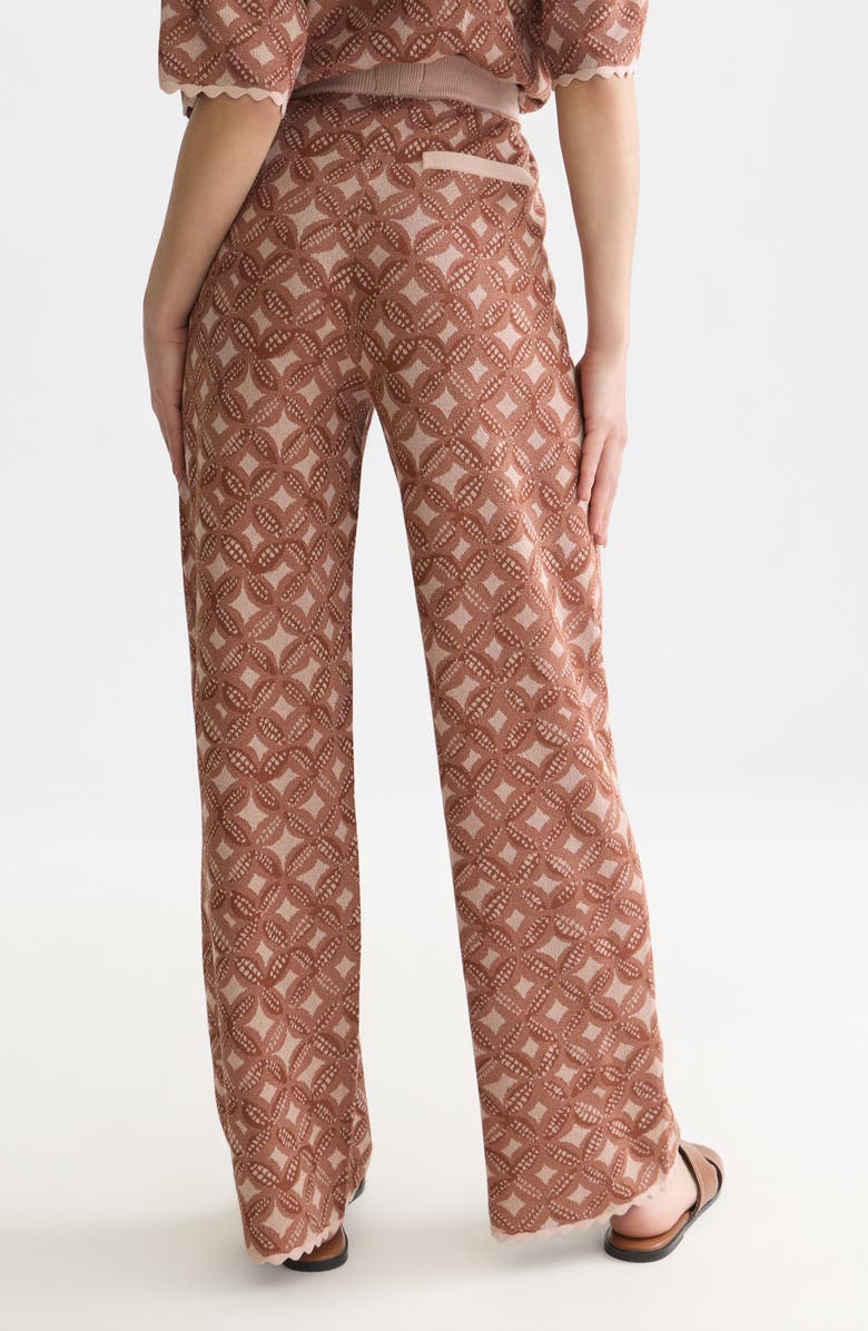 Scotch & Soda Medallion Jacquard Drawstring Pants, Alternate, color,