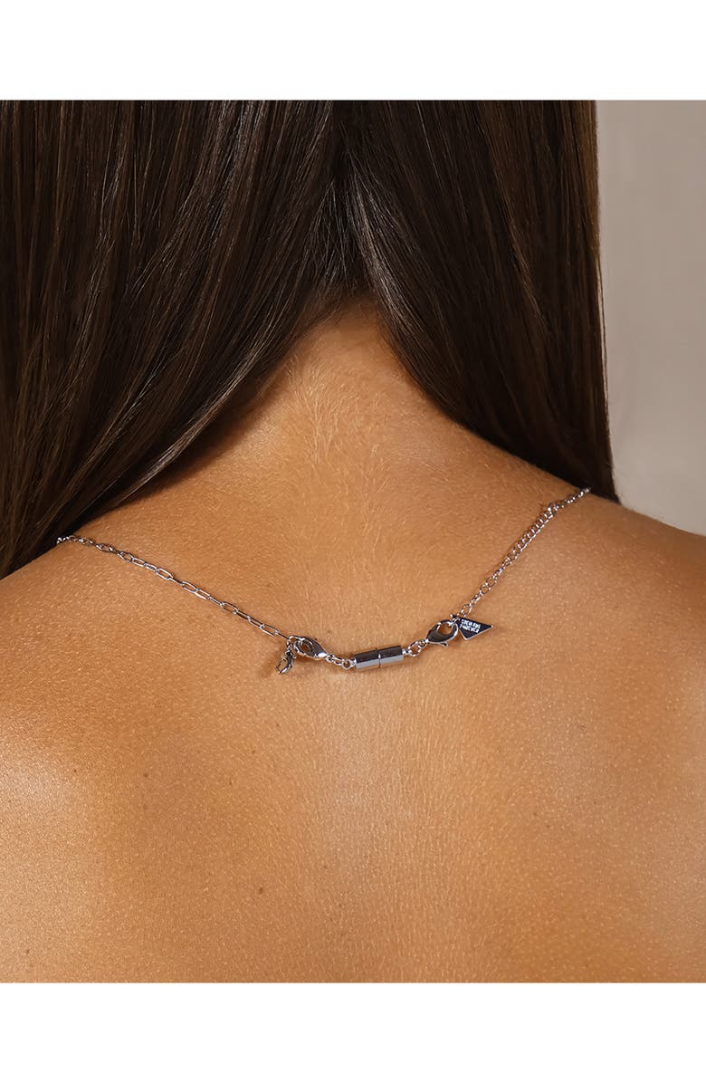 Sterling Forever Set of 2 Lobster Magnetic Clasps, Alternate, color, Silver