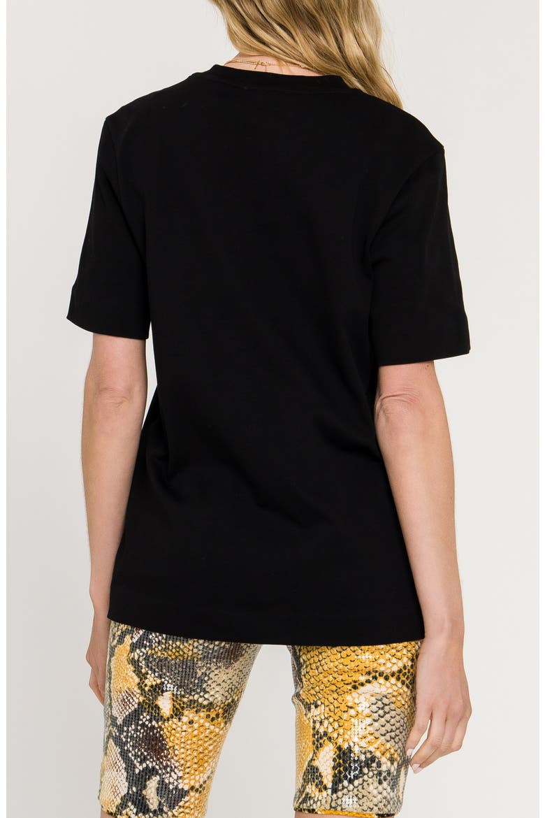 Crewneck T-Shirt, Alternate, color, BLACK