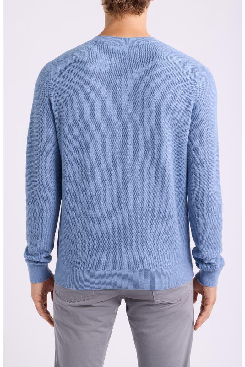 Cotton & Cashmere Sweater, Alternate, color, BLUE RIVIERA HEATHER