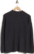 Eileen Fisher Merino Wool Mock Neck Sweater