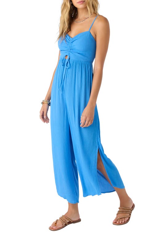 O'neill Keiko Cutout Wide Leg Jumpsuit In Regatta