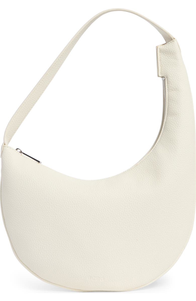 BCBG Asymmetric Shoulder Bag, Alternate, color, Optic White