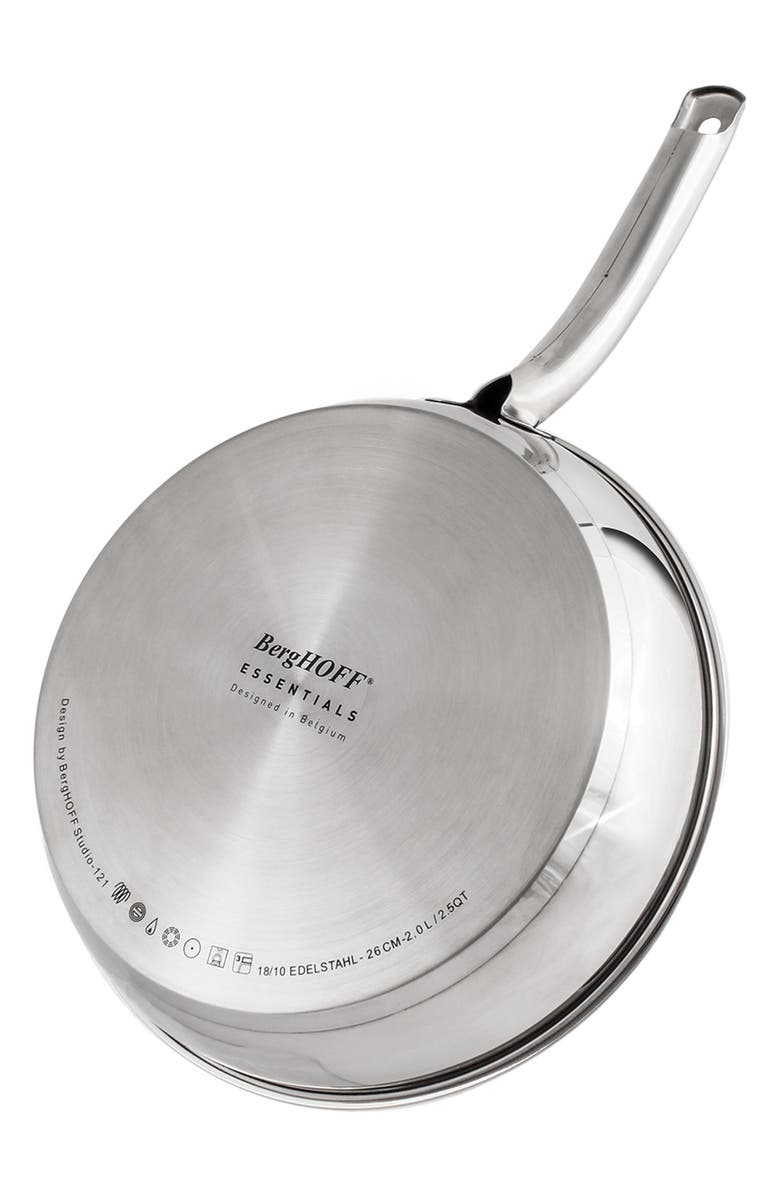 BergHOFF Stainless Steel 2.5-Qt. Skillet, Alternate, color,