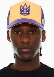 Cult of Individuality Logo Mesh Back Suede Trucker Hat