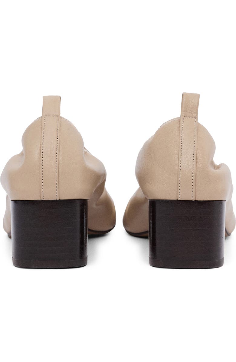 MANGO Mary Jane Ballerina Pump, Alternate, color, Beige