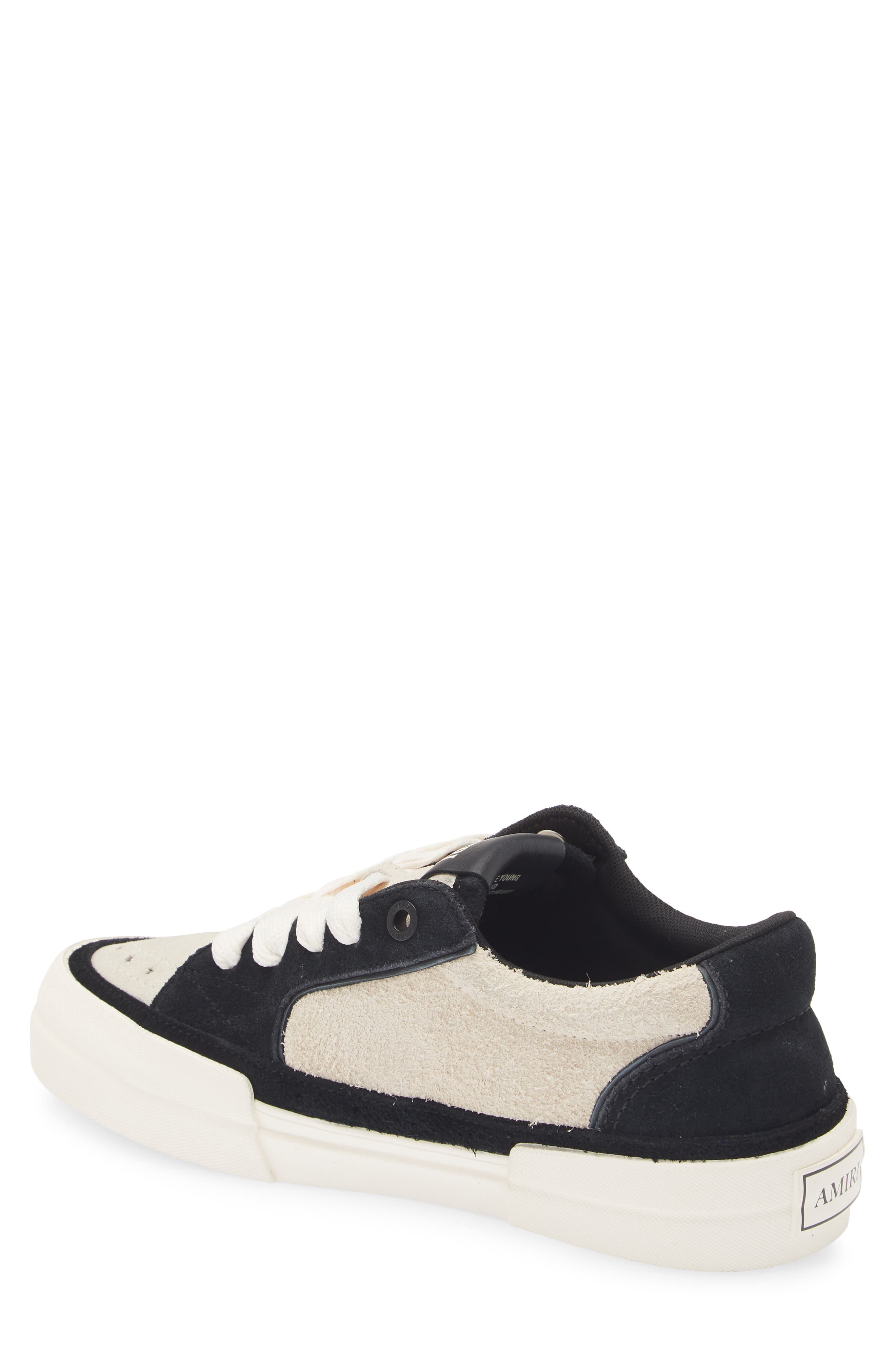 AMIRI Sunset Skate Sneaker, Alternate, color, Birch Black
