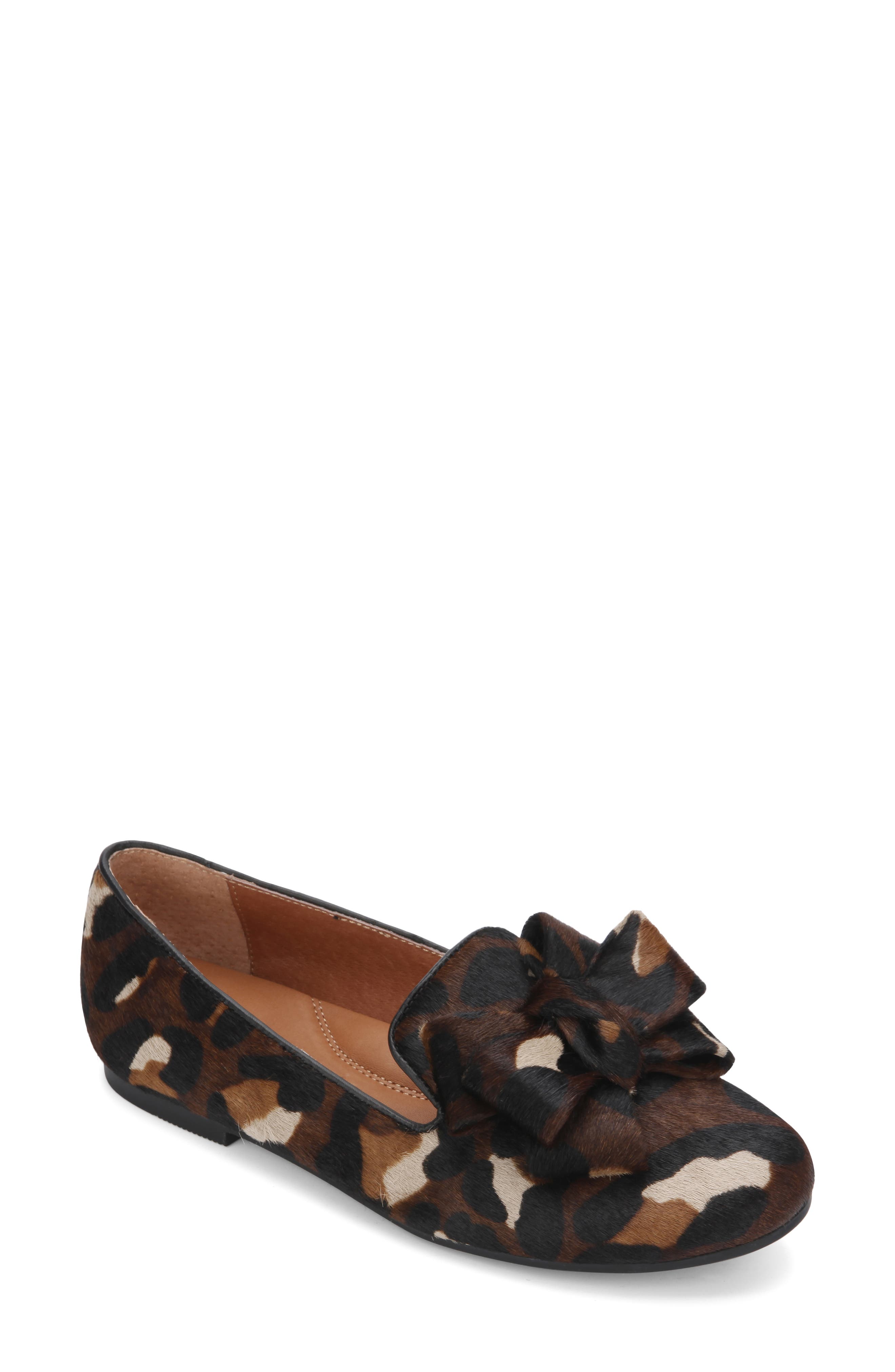 Signature Eugene Ribbon Genuine Calf Hair Loafer, Main, color, BROWN CALF HAIR