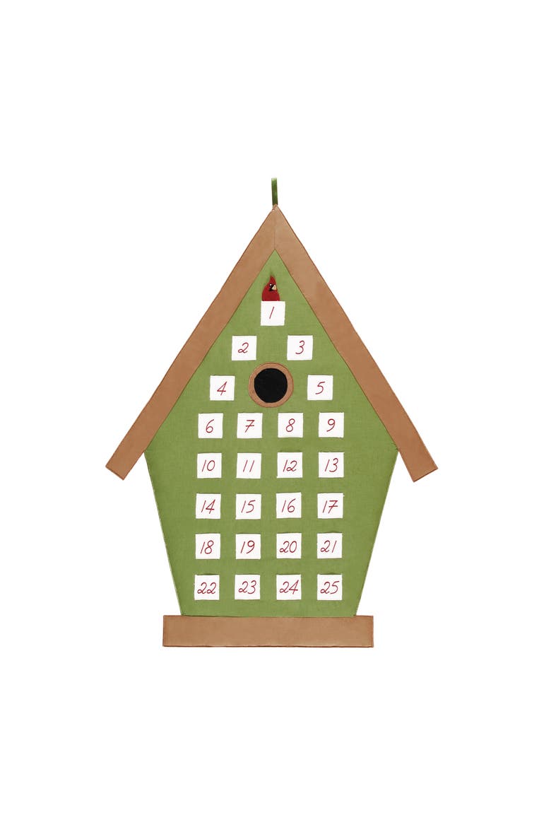Bird House Calendar, Main, color, Green