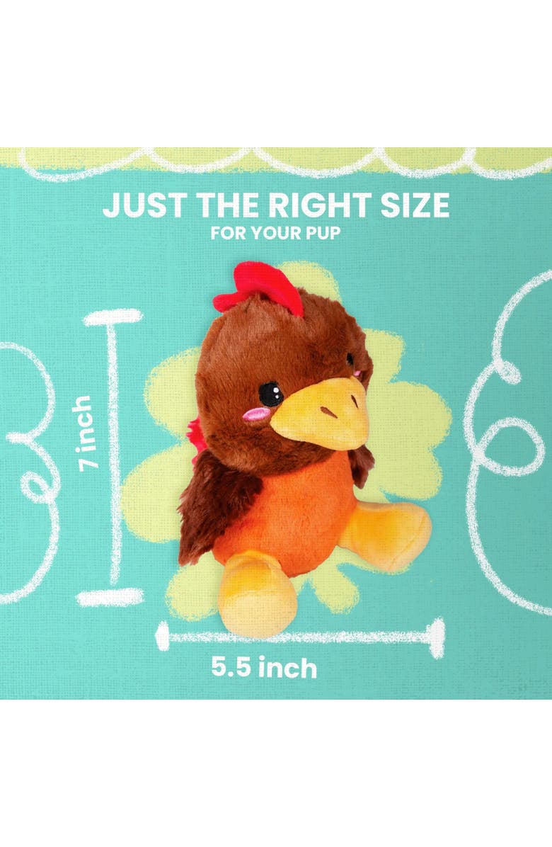 SnugArooz Plush Dog Toy, Alternate, color, Multicolored