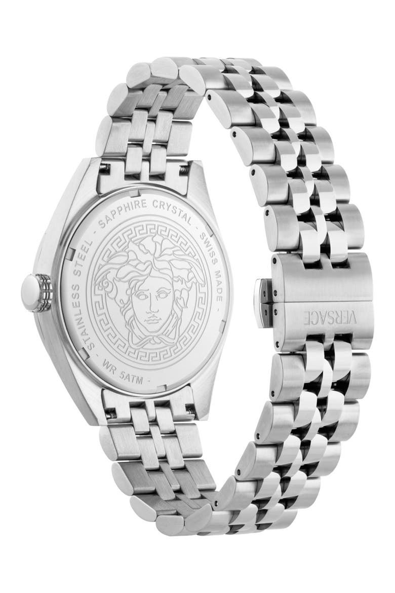Athletic Bracelet Watch, 41mm, Alternate, color, STAINLESS STEEL