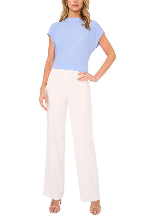Halogenr Halogen(r) Mock Neck Cap Sleeve Shell