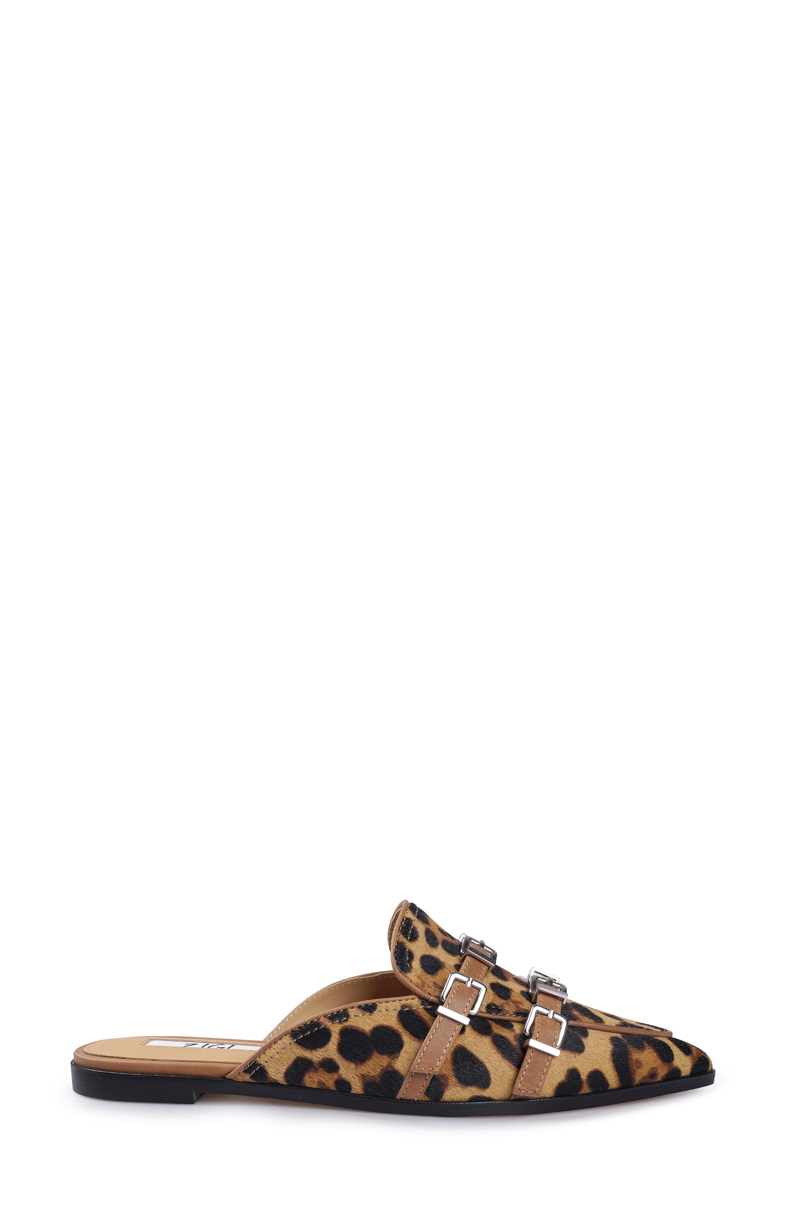 ZIGI Rous Genuine Calf Hair Mule, Alternate, color, Leopard Calf Hair