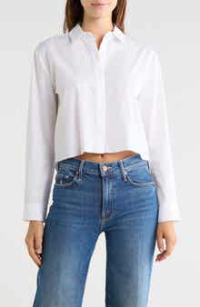 Cosette High Low Cropped Shirt