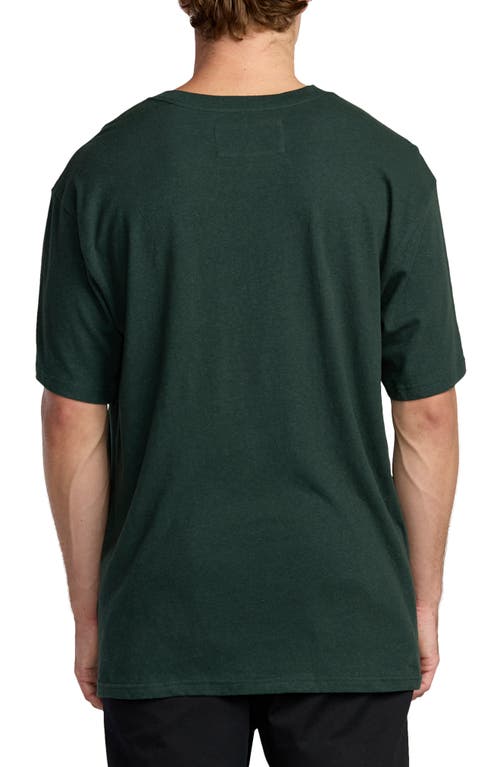 Billabong Austin Garage Cotton & Hemp T-shirt In Green