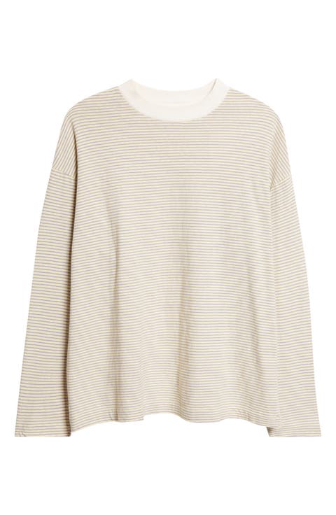 Soft Line Border Stripe T-Shirt