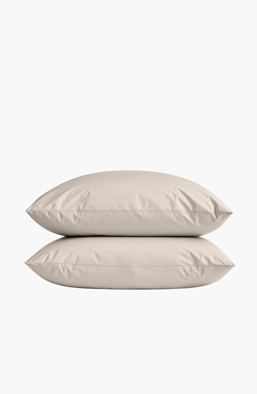 Italic Luxe Australian Sateen Pillowcase Set In Neutral