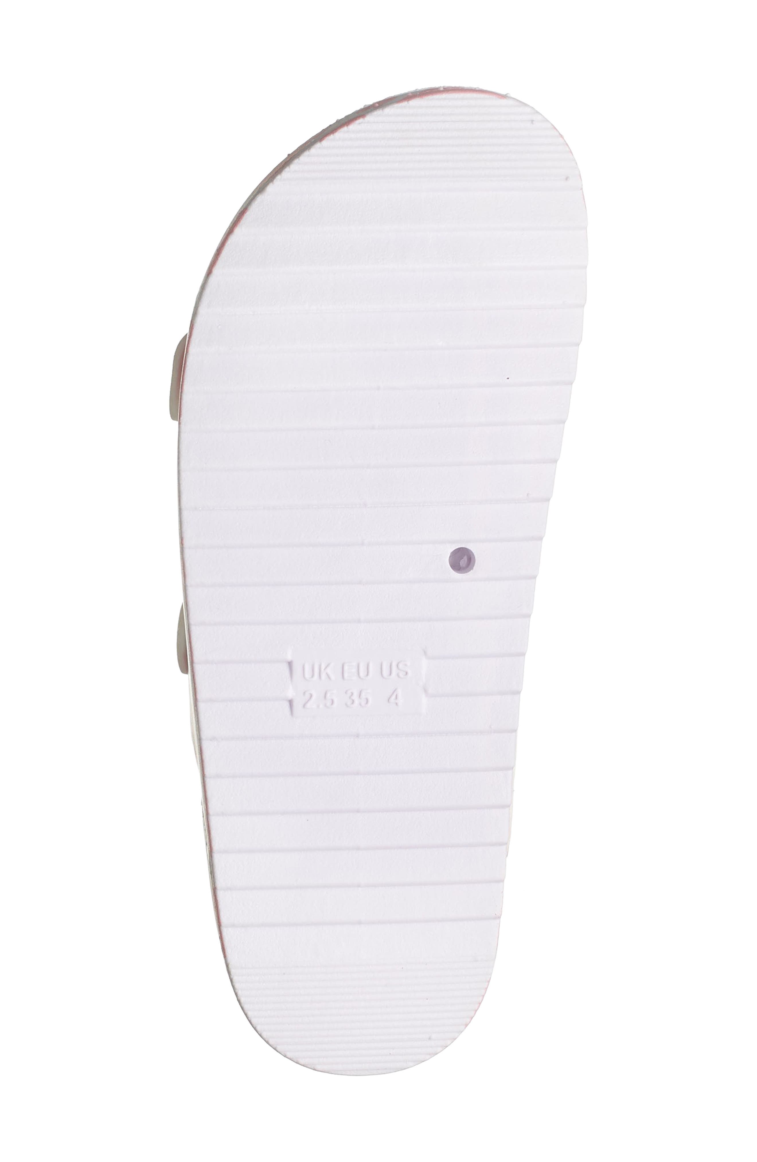OLIVIA MILLER Cow Print Double Band Slide Sandal, Alternate, color, 