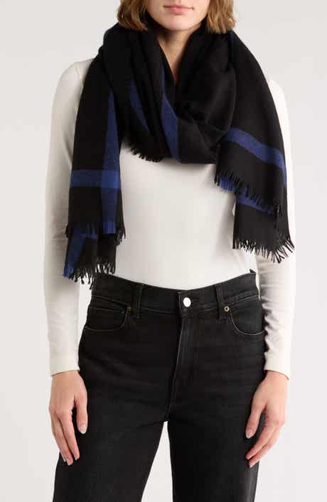 Vince Wool & Cashmere Stripe Scarf