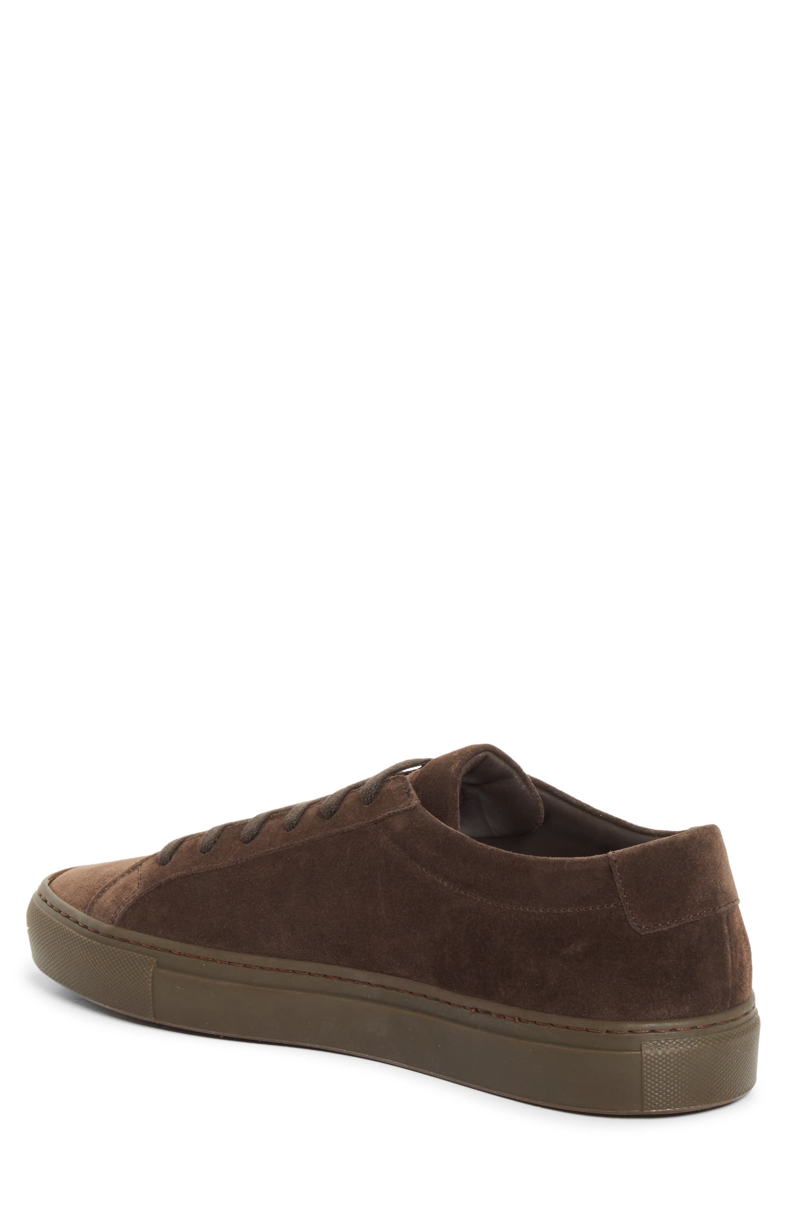 Achilles Premium Suede Sneaker, Alternate, color, BROWN