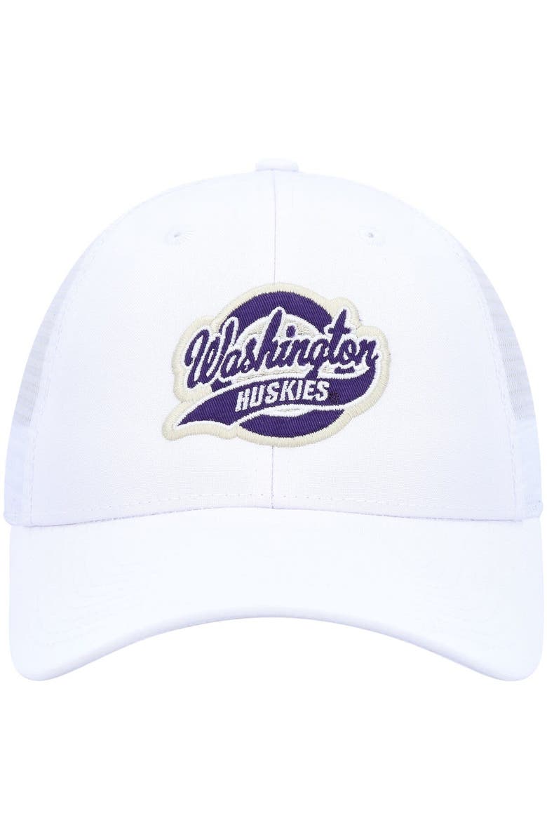 AHEAD Men's Ahead White Washington Huskies Brant Trucker Adjustable Hat, Alternate, color, White