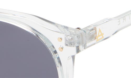 Aire Nucleus V2 53mm Round Sunglasses In Ice Blue/smoke Mono