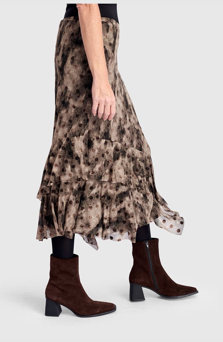 Alembika Wend Mesh Skirt, Alternate, color, Aquarelle