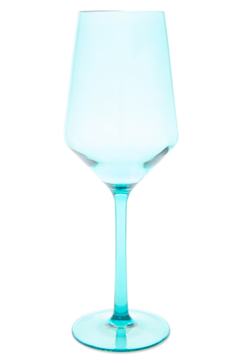 Sole Shatter Resistant Set of 6 Sauvignon Blanc Wine Glasses, Main, color, AQUA SKY