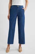 Anne Klein Curved Seam Ankle Jeans