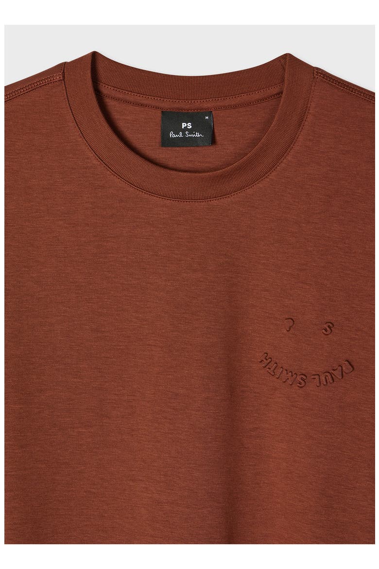 Logo Cotton Blend T-Shirt, Alternate, color, BURGUNDY/BORDEAUX