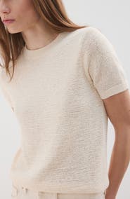MANGO Short Sleeve Sweater