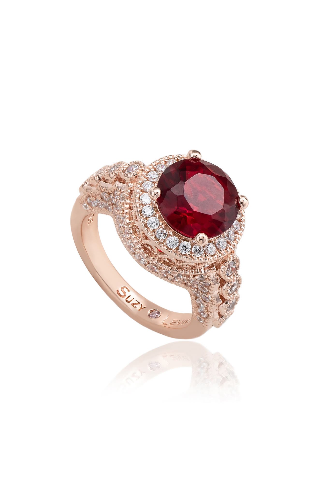 Cubic Zirconia Pavé Ring