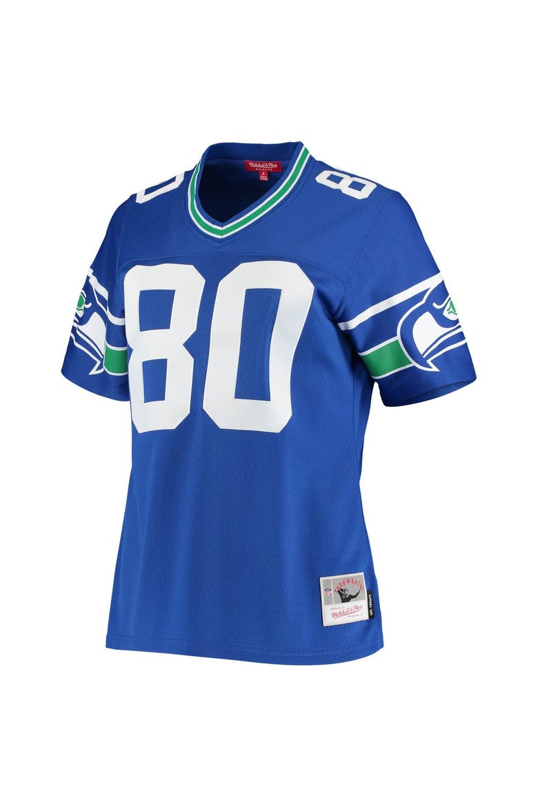 Women's Mitchell & Ness Steve Largent Royal Seattle Seahawks 1985 Legacy Replica Jersey, Alternate, color, Royal