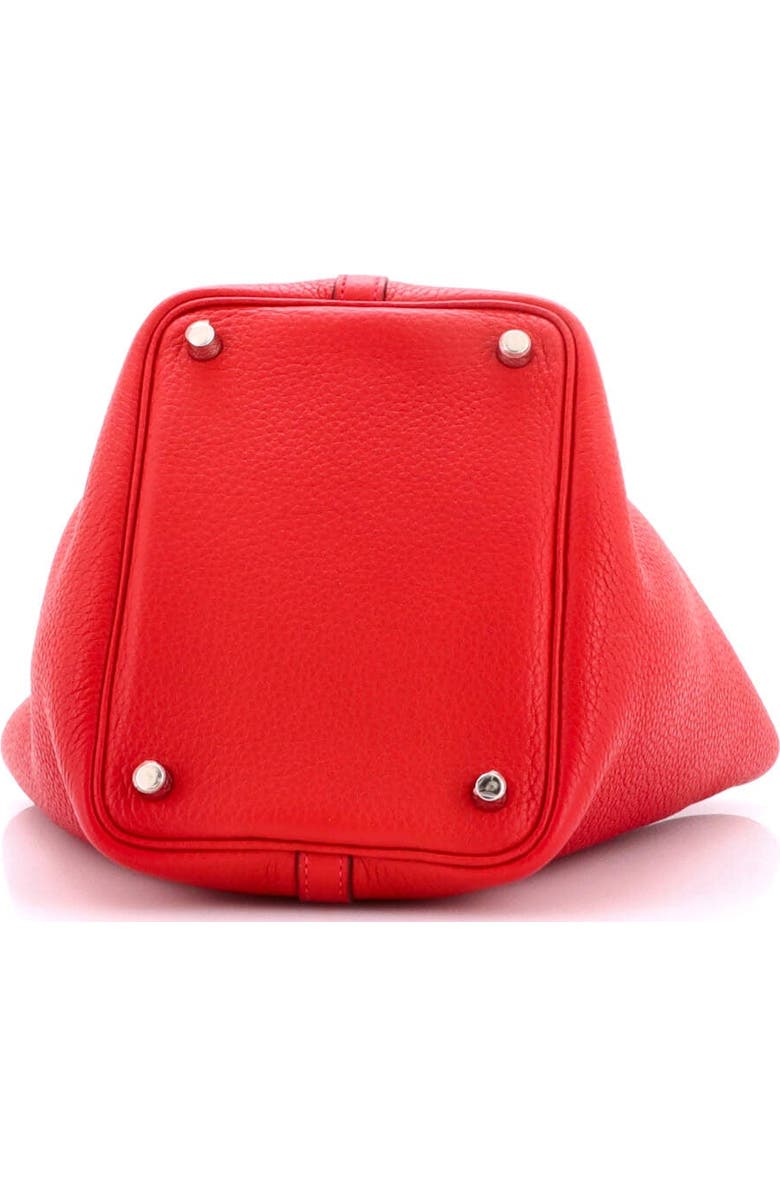 Pre-Owned Hermes Picotin Lock Bag Clemence PM, Alternate, color, Rouge Casaque