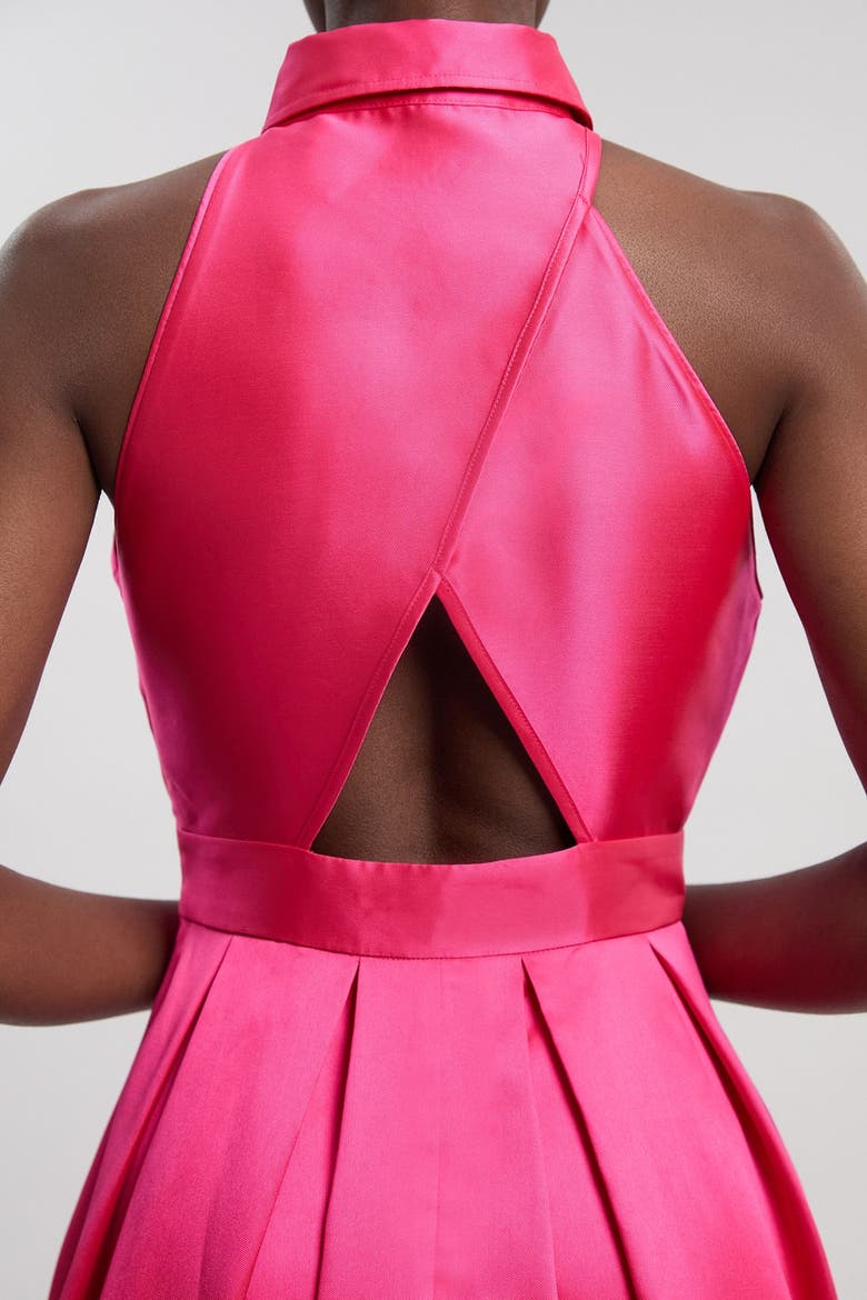 Collared Maxi Dress, Alternate, color, Fuchsia