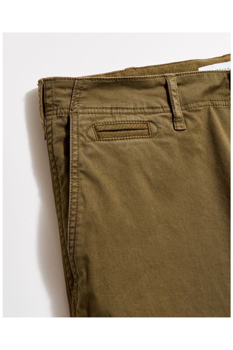 Stretch Cotton Chino Pants, Alternate, color, DARK OLIVE