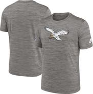 Nike Men's Nike Heather Charcoal Philadelphia Eagles Sideline Alternate Logo Performance T-Shirt
